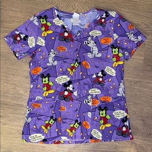 Mickey Mouse Halloween Scrubs